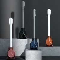 Simple No Dead Corner Toilet Brush Creative เปิดและปิดอัตโนมัติติดผนัง Long Handle Brush แปรงทำความสะอาดห้องน้ำ