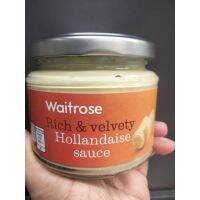 ⚡ Waitrose Hollandaise Sauce ซอสครีม สำหรับจิ้มเนื้อสัตว์  เวทโทรส 190 g.  ⚡