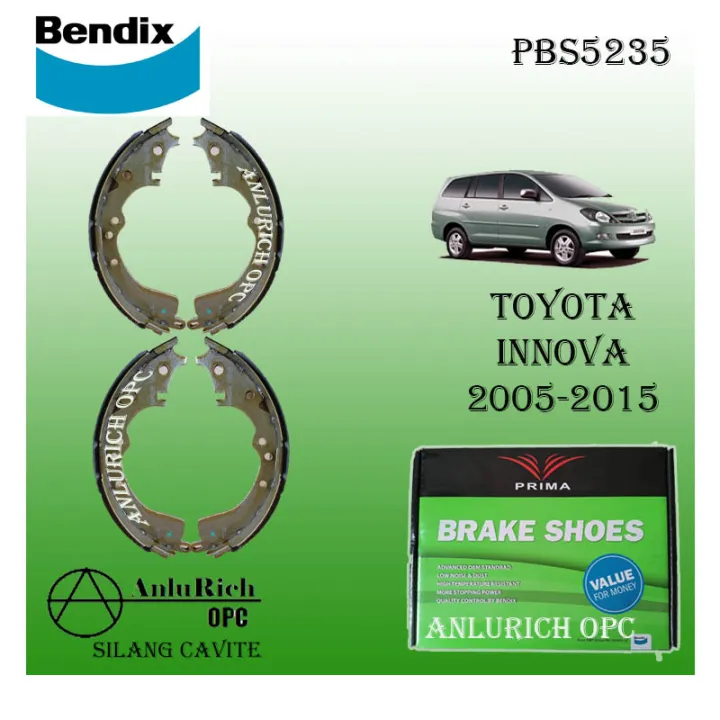 Brake shoe for Toyota Innova 20052015 Lazada PH