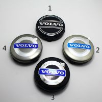 Auto parts NEW 4pcs 64mm Car Sticker Wheel Center Cover Wheel Hub Cap Rim Cover For Volvo S40 S60 S80L XC60 XC90