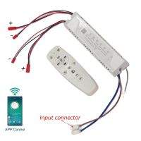 Dimmable intelligent LED driver chandeliers transformer 2.4G remote&amp;APP control power supply be used for dual colors LED ribbon Electrical Circuitry