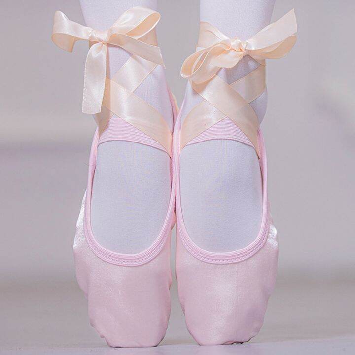 hot-dt-fashion-kids-ballet-shoes-gymnastics-canvas-split-suede-sole-with-for-practise