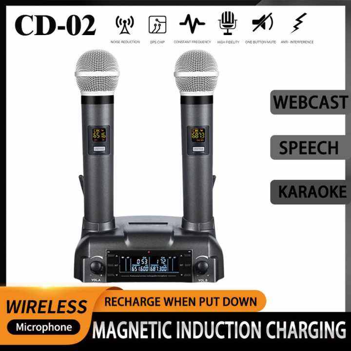 induction charging integrated wireless microphone conference