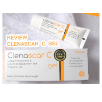 (วันหมดอายุ 20/4/26) Clenascar C Gel 15 g **หลอดส้ม** สูตรเดียวกับ Dertmatix Ultra คลีนาสการ์ ซี ซิลิโคนเจล เรียบเนียน