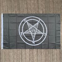 Xvggdg Flag Church Satan Flag 5ft * 3ฟุต-อัศวินเทมพลาร์รูปดาวห้าแฉกซาตานธง