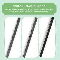 36Pcs Scroll Saw Blades 127mm Carbon Steel Fretsaw Blades with Cross Pin 15/18/24 Teeth Standard Fine Cut Saw Blades