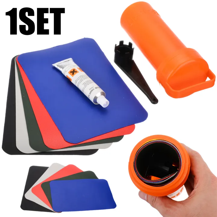 idealhere Inflatable Plastic Boat Kayak Special Repair Kit Container