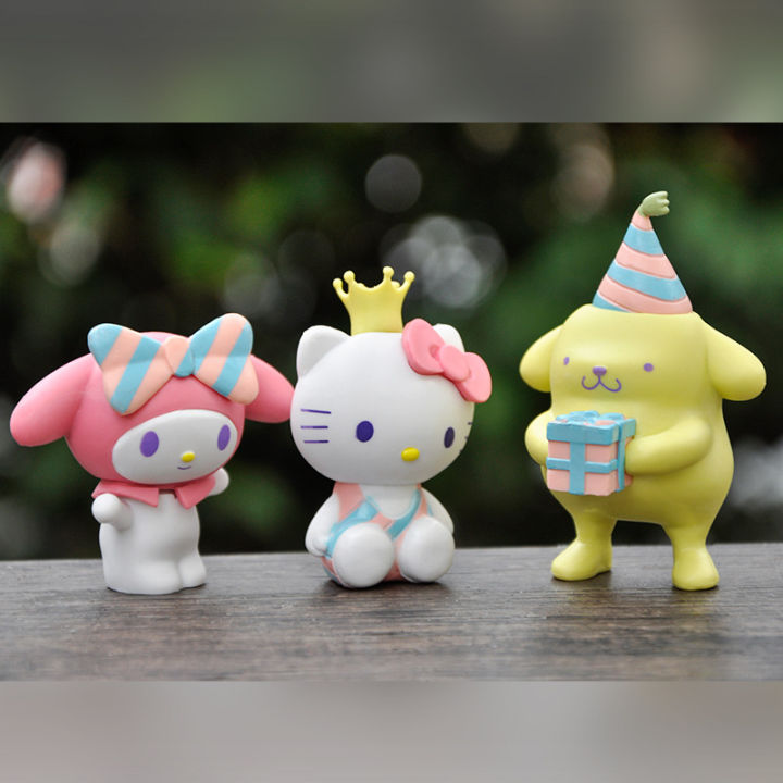 kuromi-hellokitty-sanrio-6pcs-littletwinstars-figure-cake-decoration-ornaments