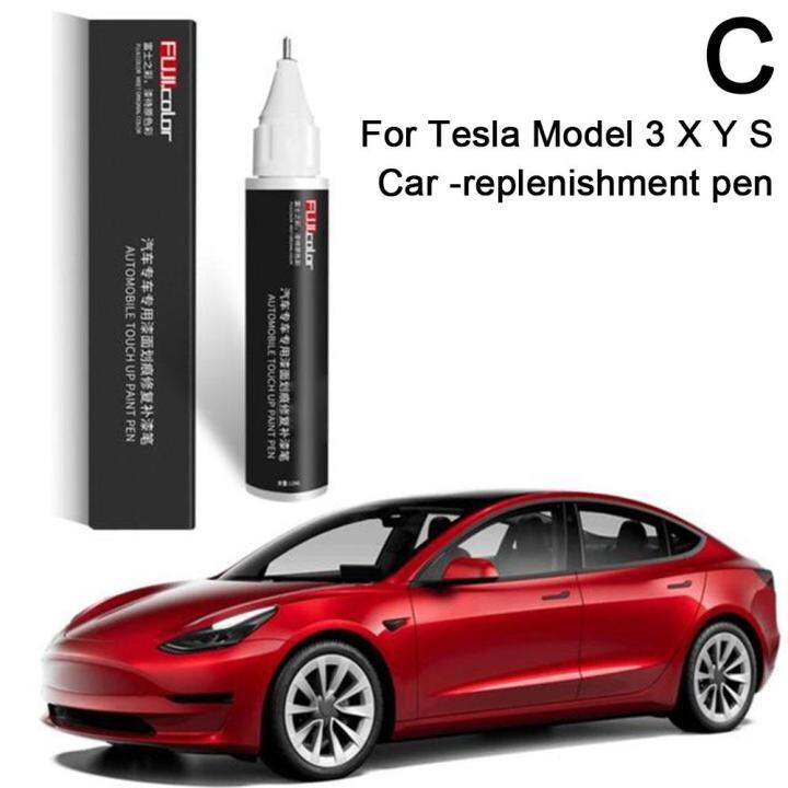 For Tesla Model 3 X Y S Car Scratch Remover Paint Pens Car Paint Repair Pen Black White Red Blue