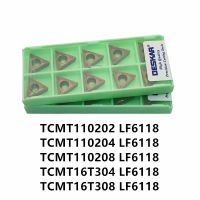 【CW】 10PCS TCMT110204 LF6118 / 110208 / 16T304 / 16T308 LF6118 CNC turning lathe tool for stainless steel carbide insert