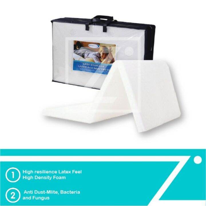 Dreamland Premium Latex Feel Foldable Mattress with Cover Lazada