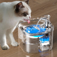 Auto Cat Fountain Running Water Drinker For Cat Dog Automatic Filter Smart Transparent Pet Drinking Dispenser Motion Sensor USB