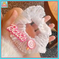 GQBN44V3 แฟชั่นสำหรับผู้หญิง ตุ๊กตาบาร์บี้ scrunchie สีทึบทึบ อีลาสติก เชือกมัดผม ที่มัดผม หางม้าหางม้า ยางรัดผม สำหรับผู้หญิง