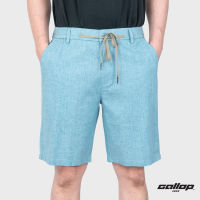 GALLOP : Mens wear LINEN SHORTS กางเกงขาสั้นผ้าลินิน รุ่น GS9022 โทนสี Fashion1 มีสี Green-เขียว , Sky blue - ฟ้า / ราคาปรกติ 1490