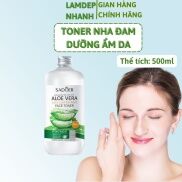 Toner, Nước Cân Bằng Da Chiết Xuất Nha Đam SADOER 500ml Dưỡng Ẩm