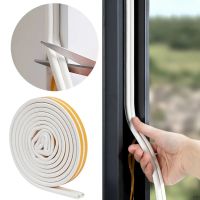 5M Door and Window Sealing Strip Self Adhesive Foam Seal Tape Window Insulation Weather Stripping Weatherstrip Seal for Gaps Decorative Door Stops