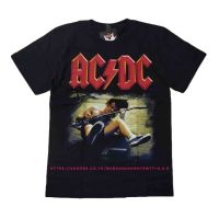 ACDC เสื้อยืดวงร็อคเสื้อยืดผู้ชายคลาสสิกอินเทรนด์ผ้าฝ้ายเสื้อยืดลำลองแฟชั่น unisex T-SHIRTS [S-XXXL]-YD018