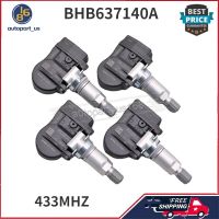 4ชิ้น BHB637140A สำหรับ Mazda 2 (DE) 3 5 (CW) 6 CX-5 (GH) CX-9 (TB1) แรงดันยาง TMPS เซ็นเซอร์เครื่องวัดความดันลมยาง GS1D37140 433MHZ