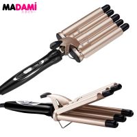 【LZ】♞  Cerâmica Hair Curler Wand 5 Barris Curling Iron Aquecimento Rápido Ondas Pequenas Ferramentas De Estilo De Cabelo 100-240V