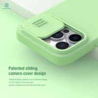 ♤ For Iphone 13 pro Case Cover NILLKIN CamShield Silky Silicone Case For Apple iPhone 13 Pro Cover High Quality Anti-skid Cover