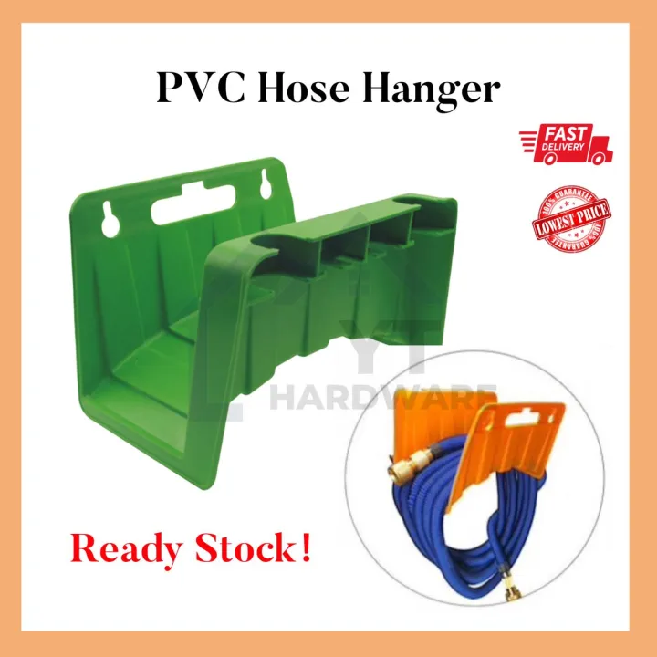 [READY STOCK] PVC Hose Hanger Wall Mounted Pipes Holder Reel Organizer ...