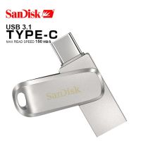 SDDDC4 Ultra Luxe USB 3.1 Type C Dual Pendrive 512GB Metal Type A แฟลชไดรฟ์สำหรับแล็ปท็อป/โทรศัพท์