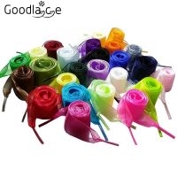 80 cm 120 cm Flat Organza Shoe laces Ribbon Shoelaces for Kids Girls Shoes 2 cm Wide