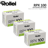 1-10Rolls Rollei RPX 100 135 35มม. ฟิล์มลบสีดำและสีขาว (36 ExposuresRoll) สำหรับกล้องฟิล์ม M35 Kodak (วันหมดอายุ: 1.2027) Guteng