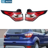 ไฟท้ายแต่งรถสำหรับ Ford Kuga 2017 2018 2019 Lampu LED Belakang ไฟท้ายไฟตัดหมอกโฟกัสซีดานใหม่