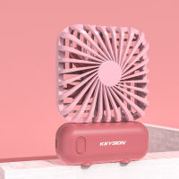 KEYSION Portable Mobile Holder Mini Fan Handheld Outdoor USB Fan 3-Speed Air Cooler Small Desktop Office Home Fan Rechargeable