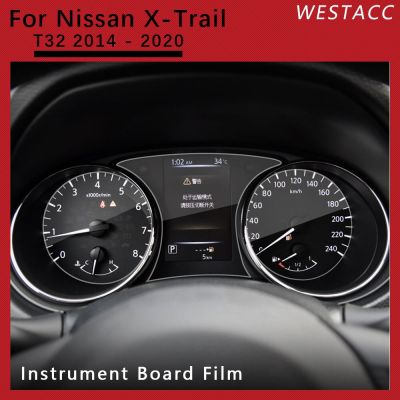 แผงหน้าปัดรถยนต์ฟิล์มกันรอยขีดข่วนเยื่อบุผิวสำหรับป้องกันสำหรับ Nissan X-Trail T32อุปกรณ์ตกแต่งภายใน2014.2020