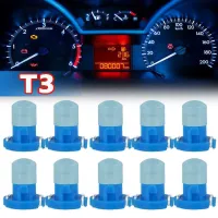 10x T3 Neo Wedge LED Instrument Cluster Dash Panel Climate Lights Bulbs White JP