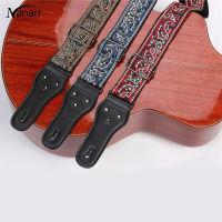 【New product】5cm Wide Guitar Straps Adjustable Length Featured Embroidered Pattern Lanyard Acoustic Guitar Bass Accessories