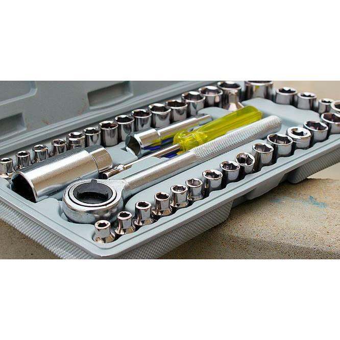 Tools Aiwa Combination Socket Wrench Set 40pcs Lazada PH