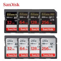 SanDisk SD การ์ด32GB 64GB 128GB การ์ดความจำ256GB เมกะไบต์/วินาที U1เมกะไบต์/วินาที U3 V30 4K เหมาะสำหรับ Canon กล้อง Nikon SLR เพื่อจับภาพวิดีโอ4K