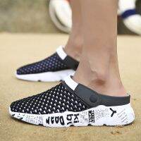 CeLai Size 39-46 Summer Mesh Shoes Men Sandals Beach Slippers Clogs Male Sneaker Clogs Man Zuecos Sandalias Zapatos Hombre A-032