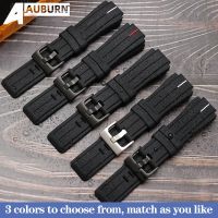 24x16mm Modified Silicone Watch Strap Substitute Casio EDIFICE 20th Anniversary Honda 5618 ECB-10HR-1APR Outdoor Sport Watchband