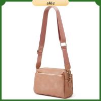 SHILU เล็กๆน้อยๆ สีทึบทึบ สำหรับผู้หญิง กระเป๋าถือหนังแท้ กระเป๋า Crossbody กระเป๋าสะพายไหล่แบบสั้น ดีไซน์เนอร์หรู