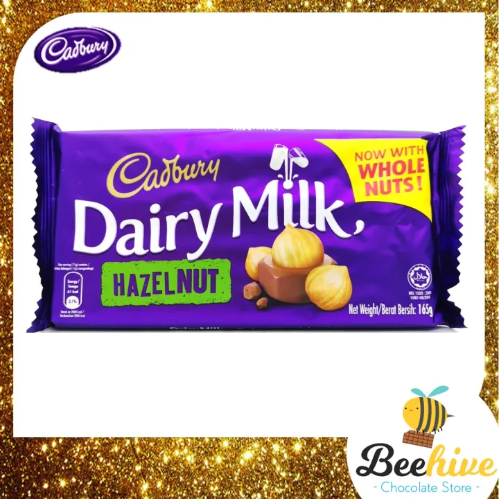 Cadbury Dairy Milk Hazelnut Chocolate Bar 160g Lazada