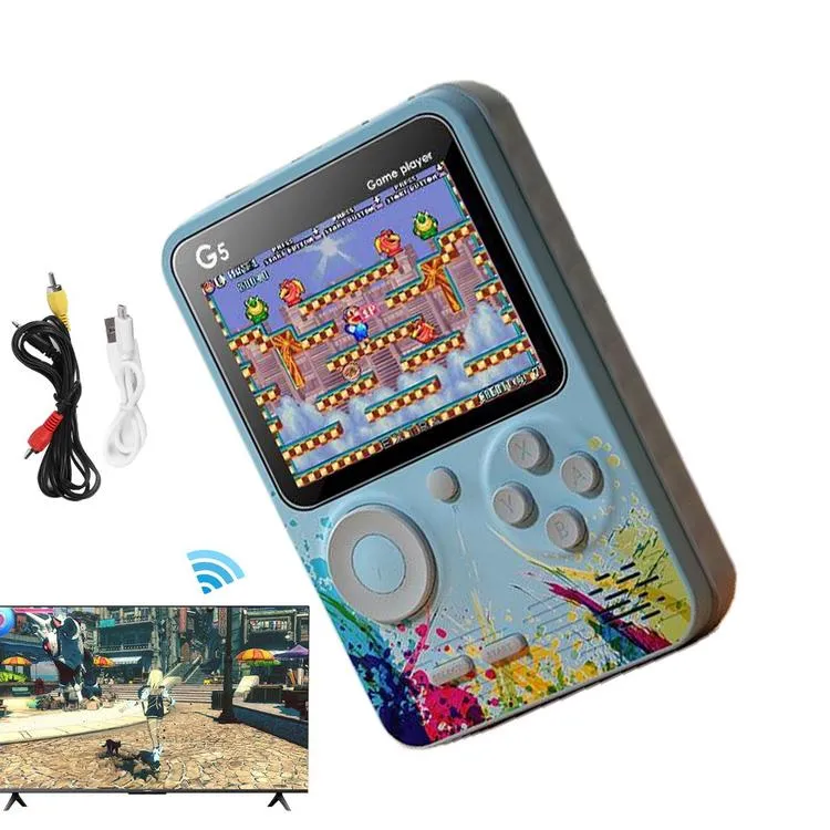 Handheld Gameboy Mini Game Player for Kids and Adults, Retro Game Console  with 500 in 1 Built-in Video Games, Portable Game Machine Gift for Family