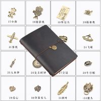 (Hulux electron) อุปกรณ์เสริมโน๊ตบุ๊ค Retro Traveller Journal จี้โลหะตกแต่งวินเทจสำหรับ Midori Planner Diary Accessoriy