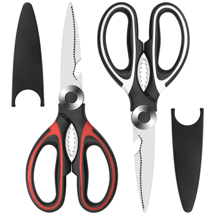 1x Stainless Steel Kitchen Shear Heavy Duty Scissors for Meat Fish Chicken  Bone