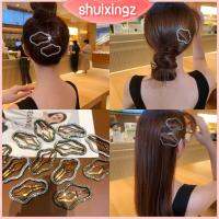 SHUIXINGZ 3/5PCS โลหะสำหรับตกแต่ง คลิปกลวงรูปก้อนเมฆ เรซิน แบบพกพาได้ เครื่องมือจัดแต่งทรงผม ของใหม่ เครื่องประดับผมวินเทจ สาวๆ