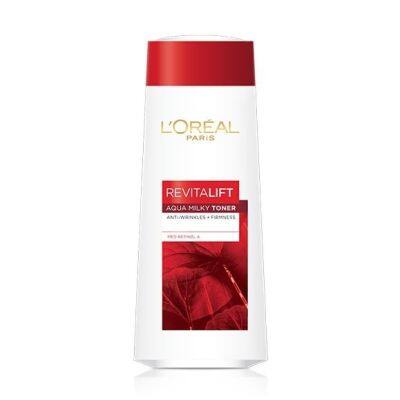 ลอรีอัล  รีไวทัลลิฟท์ อะควา มิลค์กี้ โทนเนอร์บำรุงผิว 200 มล.LOREAL PARIS REVITALIFT AQUA MILK TONER