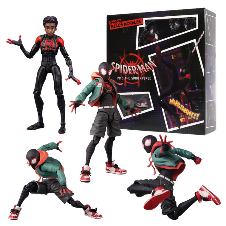 Anime Sentinel Sv Action Miles Morales Figure Model Into the Spider ...