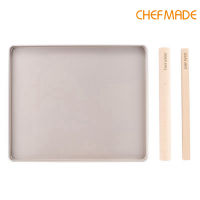 Chefmade 3PC 12 นิ้ว Non-Stick nougat Mold set nougat Mold Square BAR ชุด pin กลิ้ง