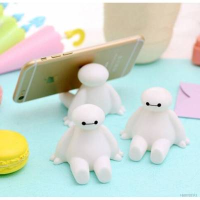 Baymax ขาตั้งโทรศัพท์มือถือขนาดใหญ่สีขาว