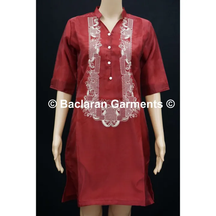 HIGH QUALITY LADIES BARONG - MARIAN DRESS #4 | Lazada PH