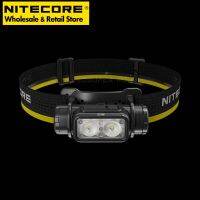 ไฟจักรยาน NITECORE NU50ขนาด1400ลูเมนน้ำหนักเบา USB-C ชาร์จได้ตะเกียงสำหรับตั้งแคมป์แบตเตอรี่ลิเธียมไอออน4000MAh ในตัว