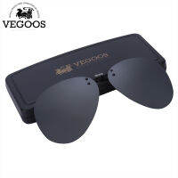 VEGOOS Polarized Clip on Sunglasses for Men Women Aviation Flip up Sunglasses Over Prescription Glasses UV400 Protection #3030JP